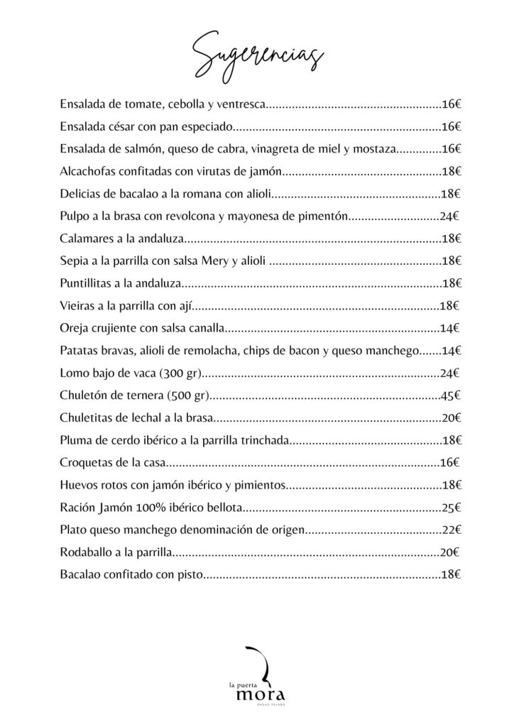 Sugerencias